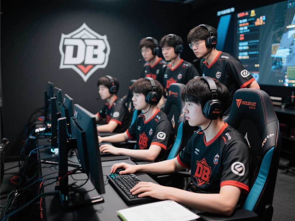 电竞选手的日常训练直接决定了比赛中的表现。DB战队